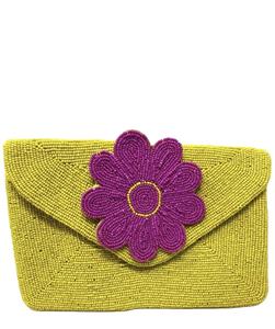 Bolsos de mano de diseñador multicolor con cuentas hechos a mano de estilo bohemio indio para mujer, bolsos de hombro elegantes de fiesta de compras de noche bohemios - Product Image 3