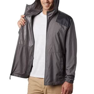 Wholesale <b>Men's</b> Lightweight Hooded Windbreaker Jacket Outdoor Waterproof Sportswear Casual Zipper Thin <b>Coat</b> Streetwear Fashion - Product Image 2