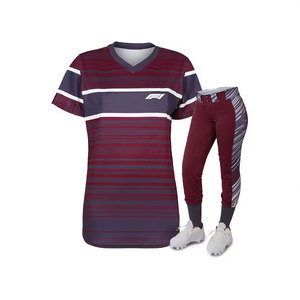 Uniforme de softball pour femmes adultes à faible MOQ, 100 % polyester, confortable, respirant, durable, taille personnalisée, service OEM - Product Image 1