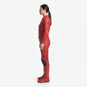 Traje de Cuero de Alta Calidad para Motociclistas, Uniforme de Cuero Genuino para Mujer, Traje de Una Pieza para Verano y Carreras - Product Image 3