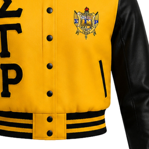 Veste Courte Femme en Satin Sigma Gamma Rho, Blouson Décontracté Zippé, Léger, Style Sororité, Vêtements de Mode Personnalisés, Vente en Gros - Product Image 6