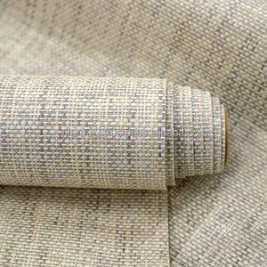 Woven Grasscloth Surface Covering Natural Fiber Textured Wall Finish for Residential and Office Spaces - Product Image 3