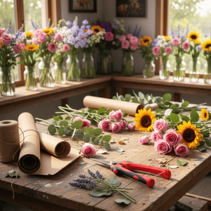 Tijeras para Cosecha de Frutas de Grado Profesional, 7.5 Pulgadas, Hoja de Acero Inoxidable 420 J2, Empuñadura Antideslizante, Color Rojo y Negro, OEM Disponible, Herramienta para Huertos - Product Image 1