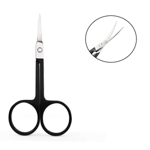 Tijeras de Uñas Curvas de Acero Inoxidable de Primera Calidad con Punta Afilada para Manicura y Pedicura, Corte Preciso, Agarre Antideslizante - Product Image 1