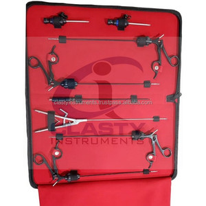 Trẻ em dụng cụ nội soi thiết lập nội soi trocar retractor kéo Grasper Kim Chủ cụ thiết lập - Product Image 4