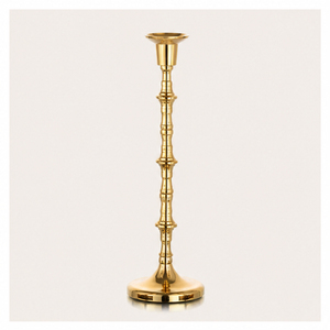 Juego de 3 Portavelas Cónicos de Lujo en Dorado, Modernos Portavelas de Metal para Decoración de Eventos y Decoración Elegante del Hogar - Product Image 2