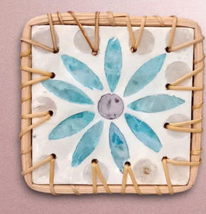 Posavasos Cuadrados de Bambú y Ratán Tejidos a Mano, Ecológicos, Utensilios de Cocina para Acción de Gracias, Juego de Varias Piezas - Product Image 2