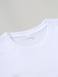 เสื้อยืดผู้ชายผ้าฝ้าย 100% ออกแบบเองได้ บริการ OEM ไซส์ใหญ่ ระบายอากาศได้ดี เสื้อเจอร์ซีย์สตรีทแวร์ ระบายอากาศได้ดี เสื้อเจอร์ซีย์สตรีทแวร์ - Product Image 3