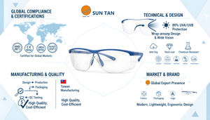 Gafas DE SEGURIDAD láser antiniebla industriales de servicio largo superventas con excelente protección ocular - Product Image 6
