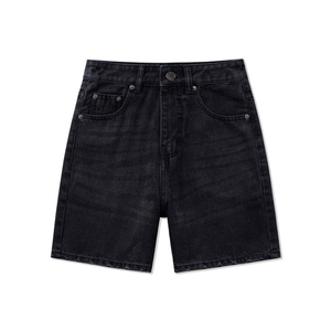 Vintage Men's Straight Mid <b>Waist</b> Breathable Eco-Friendly Denim Spandex/Cotton Sexy <b>Jeans</b> Shorts Medium Wash Casual - Product Image 1