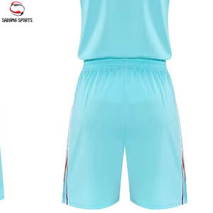 Uniformes de basket-ball sur mesure en gros, haute qualité, manches régulières, vêtements d'équipe pour l'entraînement - Product Image 3
