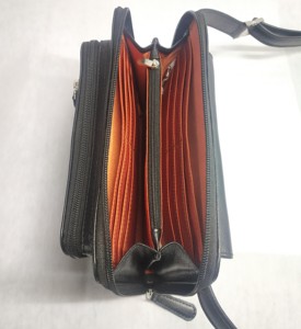 Suministro Directo Riñonera de Cuero Multiusos Móvil con Correa, Mini Bolsa de Cintura con Cremallera de Gran Capacidad para Viaje, Exportador Indio - Product Image 4