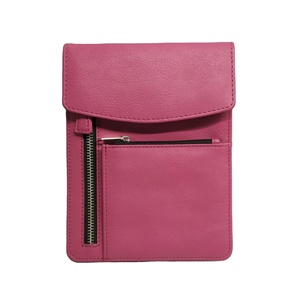 Pop Summer Pastel Color Mobile Holder Sling Crossbody Satchel Cowhide Leather <b>Bags</b> Girls <b>Gifting</b> Bulk Wholesaler Direct Factory - Product Image 1