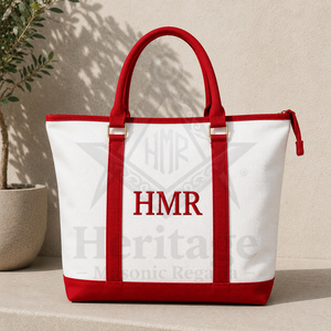 Sacs fourre-tout en toile légers et élégants, vêtements grecs de la fraternité féminine, regalia maçonniques, vêtements maçonniques - Product Image 2