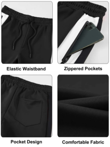 ชุดวอร์มออกกำลังกายผู้ชายคุณภาพสูง แบบมีซิป โลโก้เด่น ทรงเข้ารูป 2 ชิ้น ผลิตจากโพลีเอสเตอร์ น้ำหนักเบา สีสันสดใส เหมาะสำหรับฤดูใบไม้ร่วง - Product Image 4