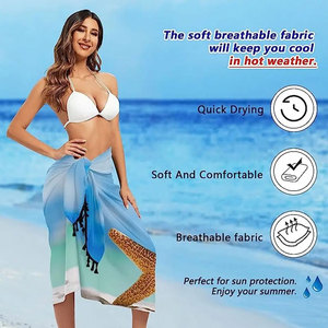 Sarong de plage pour femme, best-seller, une pièce, décontracté, confortable et léger. - Product Image 6