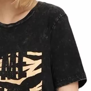 Wholesale Women Ladies 100% Cotton T Shirt Modern Fashionable Design High Quality Luxury <b>Tshirt</b> for Women's T-Shirt - Product Image 4