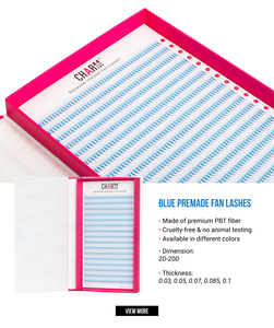 Charmlash Top Quality <b>Lash</b> Trays Brown <b>Lashes</b> <b>Premade</b> Fans Russian Mink <b>Lashes</b> Multicolor Various Curl Best Selling Time Saving - Product Image 6