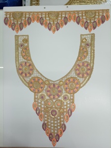 Patchs de cou ronds brodés sur mesure en sequins Orgeza à coudre pour vêtements féminins et tenues de soirée – Vente en gros - Product Image 4