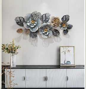 Stylish Metal Multi Rose <b>Flower</b> <b>Wall</b> Hanging Sculpture Modern Home Decor Decorative <b>Wall</b> Art for Bedroom Living Room Hotel - Product Image 4