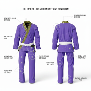 Se Aceptan Diseños Personalizados de Uniformes de Jiu Jitsu Brasileño, Marca Privada OEM ODM, Kimono de Artes Marciales de Algodón, Uniforme Ligero de BJJ - Product Image 2