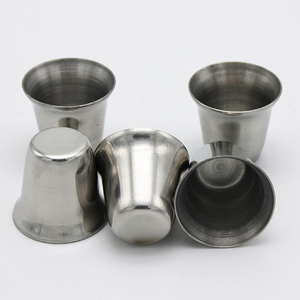 Copas de Comunión de Acero Inoxidable, Vasos de Metal Martillado para Beber Cerveza en Fiestas - Product Image 6