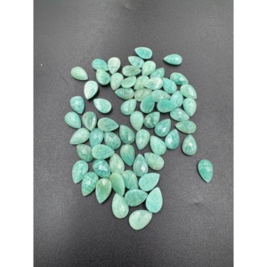 Piedra Preciosa de Amazonita Suelta Hecha en India, Corte Briolette, para Joyería, Gema Natural Verde en Forma de Pera en Oferta - Product Image 2