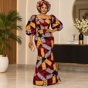 Wholesale Ankara Wax African Textile Fabric Printed Material for Traditional Clothing <b>Dresses</b> Fashion and Craft - Product Image 2