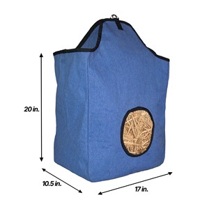 Heavy Duty Horse Hay Bag Slow Feeder with Reinforced Opening Durable Stable Feeding Bag for Travel <b>Trailer</b> Outdoor Use - Product Image 6