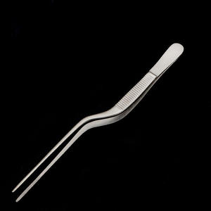Pinzas Curvas de Acero Inoxidable para Tejidos, Ligeras, para Nariz, Garganta y Oído, Instrumento Quirúrgico con Certificación CE, Marca COBECO INSTRUMENTS - Product Image 2