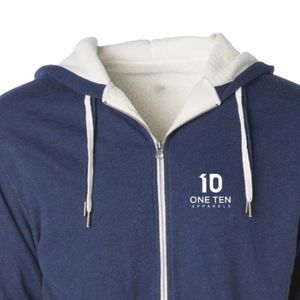 Sudadera con Capucha Unisex, Forro Polar Sherpa Grueso, Cierre Completo, para Invierno, Aire Libre y Uso Diario - Product Image 3