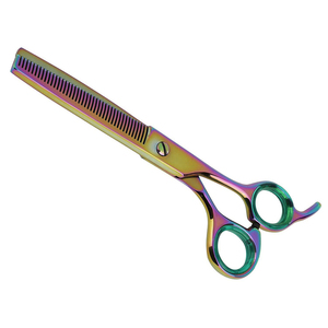 Ciseaux de barbier professionnels avec manche en acier inoxydable, lame droite et tranchante pour la coupe de cheveux, pour hommes et femmes, pour salons de beauté - Product Image 2