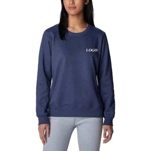 Sweat-shirt pour femme le plus vendu, sweat-shirt long surdimensionné d'hiver, sweat-shirt en coton uni personnalisé pour femme - Product Image 1