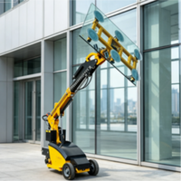 Robot de levage mobile pour verre lourd, machine de pose de panneaux de verre de très grande taille