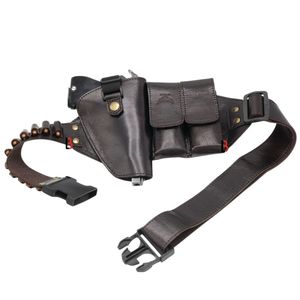 Funda de cinturón de piel de oveja con ajuste seguro y acceso fácil, hebilla de acero, 4.5 cm de ancho - Product Image 2