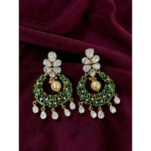 ต่างหูเพชรโมอิสสีเงิน92.5หรูหราและหรูหราประเภทสินค้า - Product Image 1