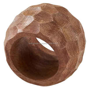 Rond de serviette en corne de luxe moderne fait à la main vaisselle de restaurant de haute qualité pour mariage salle à manger matériel en corne - Product Image 4