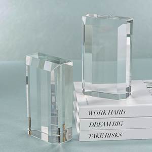 Clear <b>Acrylic</b> Bookend Organizer For Minimalist Home Decoration And Stylish Office Bookshelf Display Solution - Product Image 1