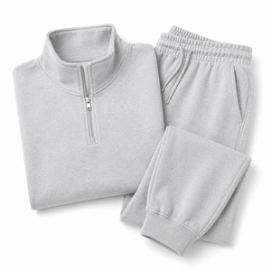Stylish Women Winter Hooded Tracksuit Solid Breathable Soft 100% Cotton Fabric Regular Fit <b>Lightweight</b> Drawstring Side Pockets - Product Image 6
