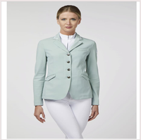Veste d'équitation pour femmes, impeccable, légère, confortable, en coton et élasthanne, couleur personnalisée, design personnalisé