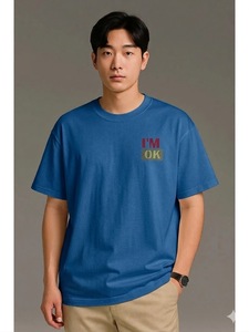 Camiseta de hombre Safaa de alta calidad 100% algodón - Camiseta gráfica vintage de 240GSM de peso pesado para gimnasio con hombros caídos - Product Image 6