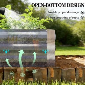 Mini-serre de jardin transparente et gris foncé pour la culture intérieure - Product Image 3