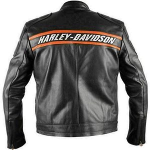 Chaqueta de Motociclismo Casual Unisex de Primavera, de Cuero Vacuno Genuino, Resistente al Viento, con Bordado 3D, de 1.1-1.3mm, Manga Larga - Product Image 2