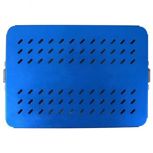 <b>Medical</b> Tackle Reusable Large Laparoscopic Disinfection Box,Aluminum Sterilized Container,Sterilization Trays with Customized - Product Image 4