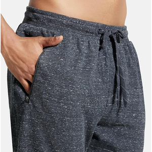Pantalon de jogging pour homme avec poches thermocollées, coupe fuselée, bas élastiqué, sans couture, style streetwear - Product Image 4