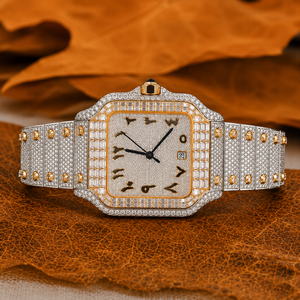 VVS Moissanite Diamond <b>Watch</b> Fully Iced Out Stainless Steel Alloy Case Morden Daily Use Sapphire Crystal Dial Best Selling <b>Watch</b> - Product Image 1
