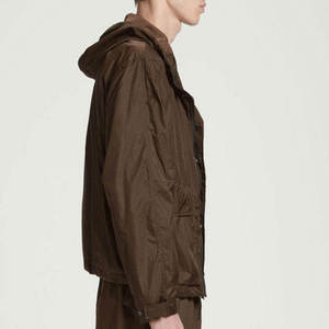 Fabricant de vestes coupe-vent sur mesure en gros, étiquette privée OEM, vêtements de sport légers à capuche pour l'extérieur, fournisseur en gros - Product Image 6