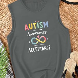 Infinity AUTISM Awareness ACEPTANCE Chaleco casual para mujer - Product Image 2