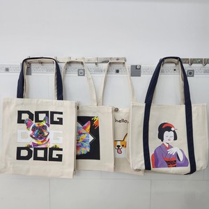 High-Definition CMYK Printing 12oz Organic Canvas Cotton (Eco-Friendly) Viet Nam <b>Tote</b> bag In Recycled Paper Sleeve OPP Bag - Product Image 3