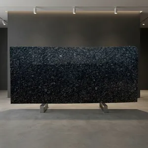 Majestic Black Leather Granite Natural Leather Finish <b>Stone</b> Slabs for Kitchen Countertops Flooring Wall Cladding - Product Image 4